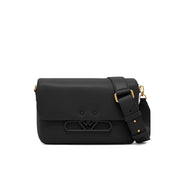 Emporio Armani Black Bovine Leather Crossbody Bag