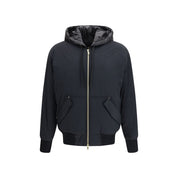 Moose Knuckles Black Nylon Bomber