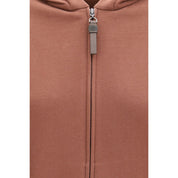 Brunello Cucinelli Brown Cotton Sweatshirt