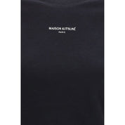 Maison Kitsuné Black Cotton T-Shirt