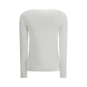 Wolford White Modal Long Sleeve T-Shirt