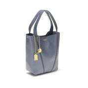 Chloé Blue Calf Leather Bos Taurus Shoulder Bag