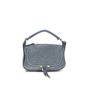 Chloé Blue Calf Leather Bos Taurus Shoulder Bag