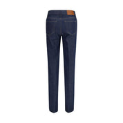 Chloé Blue Cotton Slim Fit Jeans