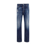 Dsquared² Blue Cotton Jeans Denim