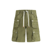 Dsquared² Bicolor Cotton Bermuda Shorts