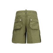 Dsquared² Bicolor Cotton Bermuda Shorts