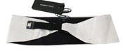 Dolce & Gabbana Elegant White Silk Cummerbund