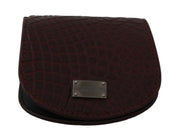 Dolce & Gabbana Brown Exotic Skin Pocket Condom Case Holder