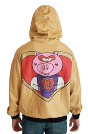 Dolce & Gabbana Gold Pig of the Year Hooded Sweater