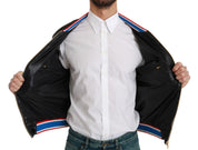 Dolce & Gabbana Elegant Multicolor Motive Bomber Jacket