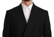 Dolce & Gabbana Elegant Black Slim Fit Formal Blazer