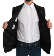 Dolce & Gabbana Slim Fit Martini Black Blazer Jacket