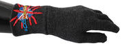 Dolce & Gabbana Gray Virgin Wool Unisex Gloves