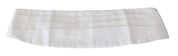 Dolce & Gabbana Elegant Silk White Cummerbund