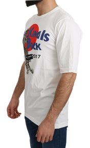 Dolce & Gabbana Sleek Leopard Print Slim Fit Tee