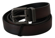 Dolce & Gabbana Elegant Leather Belt in Classic Brown