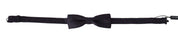 Dolce & Gabbana Stunning Gray Patterned Silk Bow Tie