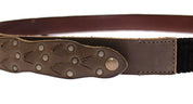 Dolce & Gabbana Elegant Leather-Cotton Fusion Men's Belt