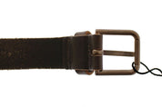 Dolce & Gabbana Elegant Leather-Cotton Fusion Men's Belt