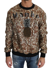 Dolce & Gabbana Opulent Multicolor Crewneck Sweater