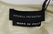 Andrea Incontri Beige Sleeveless Shift Mini Dress