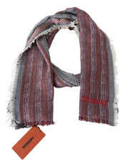 Missoni Chic Multicolor Wool Blend Designer Scarf