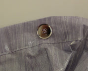 Licia Florio Purple Viscose Above-Knee Wrap Skirt