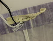 Licia Florio Purple Viscose Above-Knee Wrap Skirt