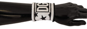 Dolce & Gabbana Elegant Monochrome Wool Wristband Set