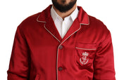 Dolce & Gabbana Red Men's Bomber Jacket