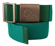 GF Ferre Elegant Green Adjustable Cotton Belt