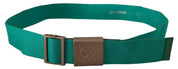 GF Ferre Elegant Green Adjustable Cotton Belt