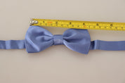 Dolce & Gabbana Elegant Purple Silk Bow Tie