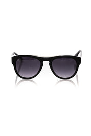 Frankie Morello Black Acetate Men Sunglass