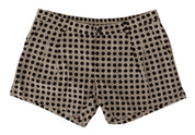 Dolce & Gabbana Elegant Polka Dot Cotton Shorts