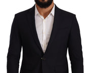 Domenico Tagliente Elegant Single Breasted Black Jacket