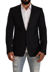 Dolce & Gabbana Exclusive Black Virgin Wool Blazer