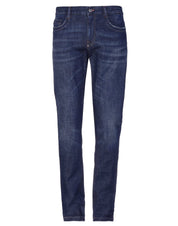 Bikkembergs Blue Cotton Men Jean