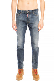 Dsquared² Navy Distressed 'Cool Guy Jean' Denim Pants