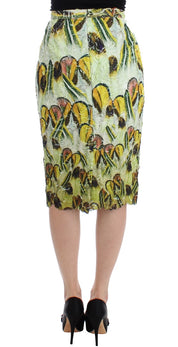 Lanre Da Silva Ajayi Multicolor Organza Pencil Skirt