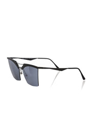 Frankie Morello Black Metallic Women's Sunglass