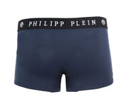 Philipp Plein Blue Cotton Men Boxer