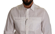 Dolce & Gabbana Elegant Italian White Cotton Shirt