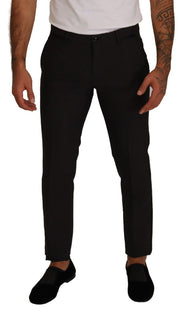 Dolce & Gabbana Elegant Skinny Tuxedo Trousers