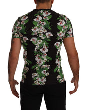Dolce & Gabbana Elegant Floral Crewneck Tee for Men