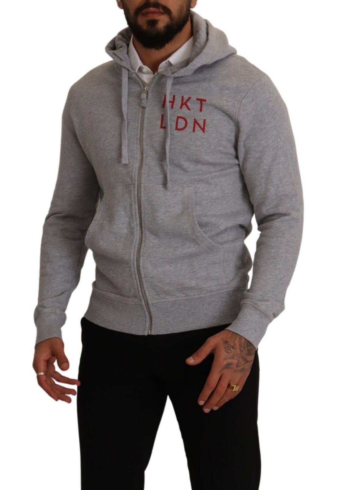 Elegant Hackett Full Zip Hooded Sweater