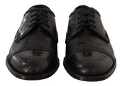 Dolce & Gabbana Exotic Leather Formal Lace-Up Shoes