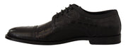 Dolce & Gabbana Exotic Leather Formal Lace-Up Shoes