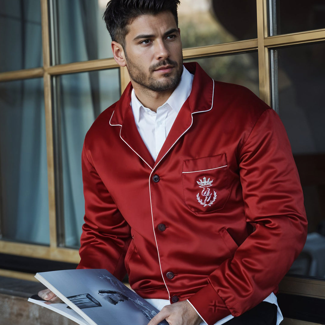 Dolce & Gabbana® Red Bomber Jacket Men